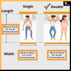 Evafly Mosquito Net for Double Bed | King Size Foldable Machardani | Polyester 30GSM Strong Net |PVC Coated Corrosion Resistant Steel Wire - Orange