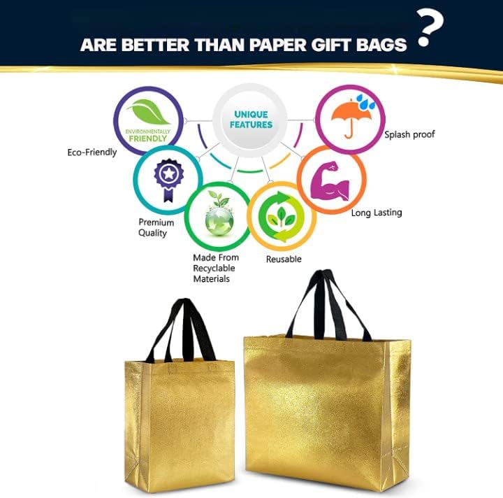 Classic Mosquito Net shiny gift bags - Birthday celebrations