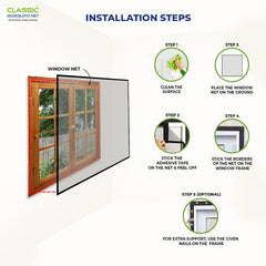 Classic Mosquito Net - Breathable design for bedroom windows