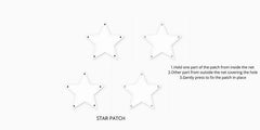 Classic Mosquito Net star patches - pack of 4