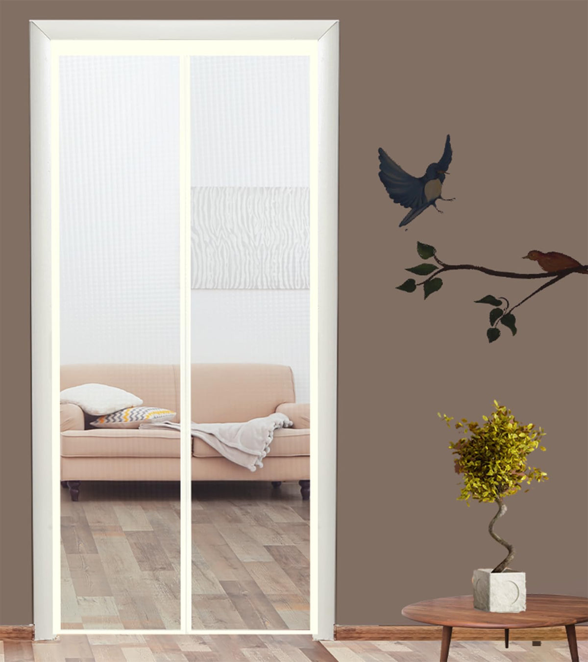 Classic Mosquito Net - Easy installation of door screen