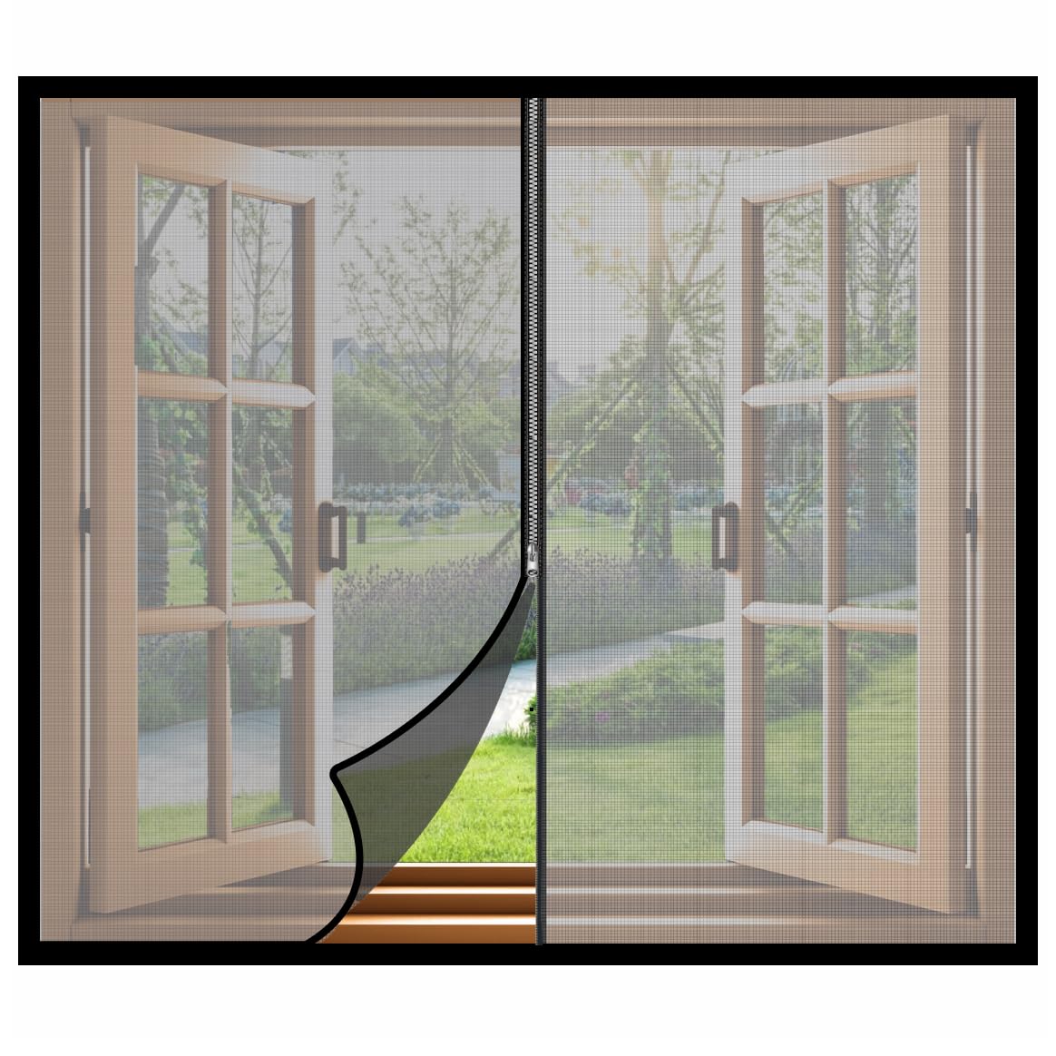 Classic Mosquito Net - Sleek black design for modern homes