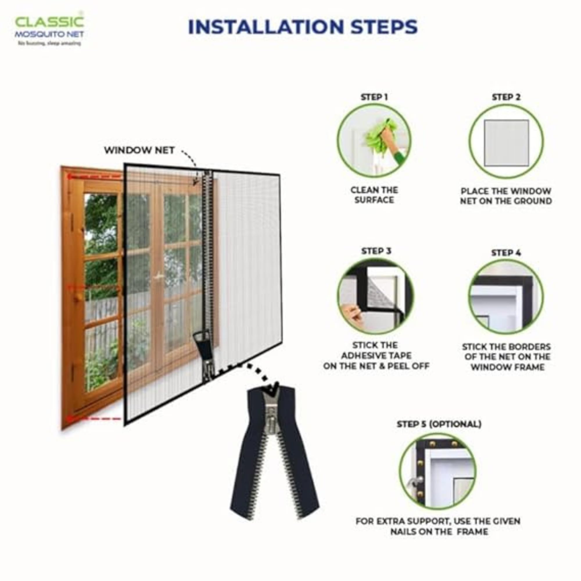 Classic Mosquito Net - Patio Screen Installation