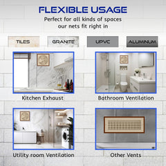 Classic Mosquito Net - Bathroom installation view