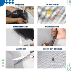 Classic Mosquito Net Fiberglass Screen Roll - Patio Screening