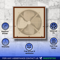 Classic Mosquito Net - Durable brown fiberglass mesh net
