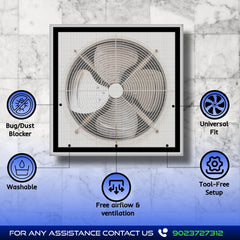 Classic Mosquito Net - Exhaust fan shield