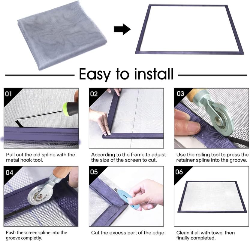 Classic Mosquito Net - Fiberglass window protection