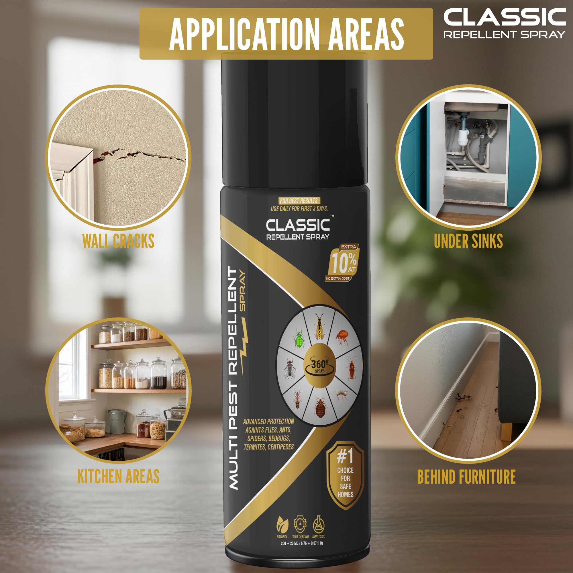 Classic Multi Pest Control Spray - herbal formula