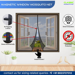 Classic Mosquito Net - Black Color in Living Room