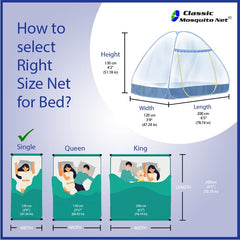Classic Mosquito Net - Zipper entry feature