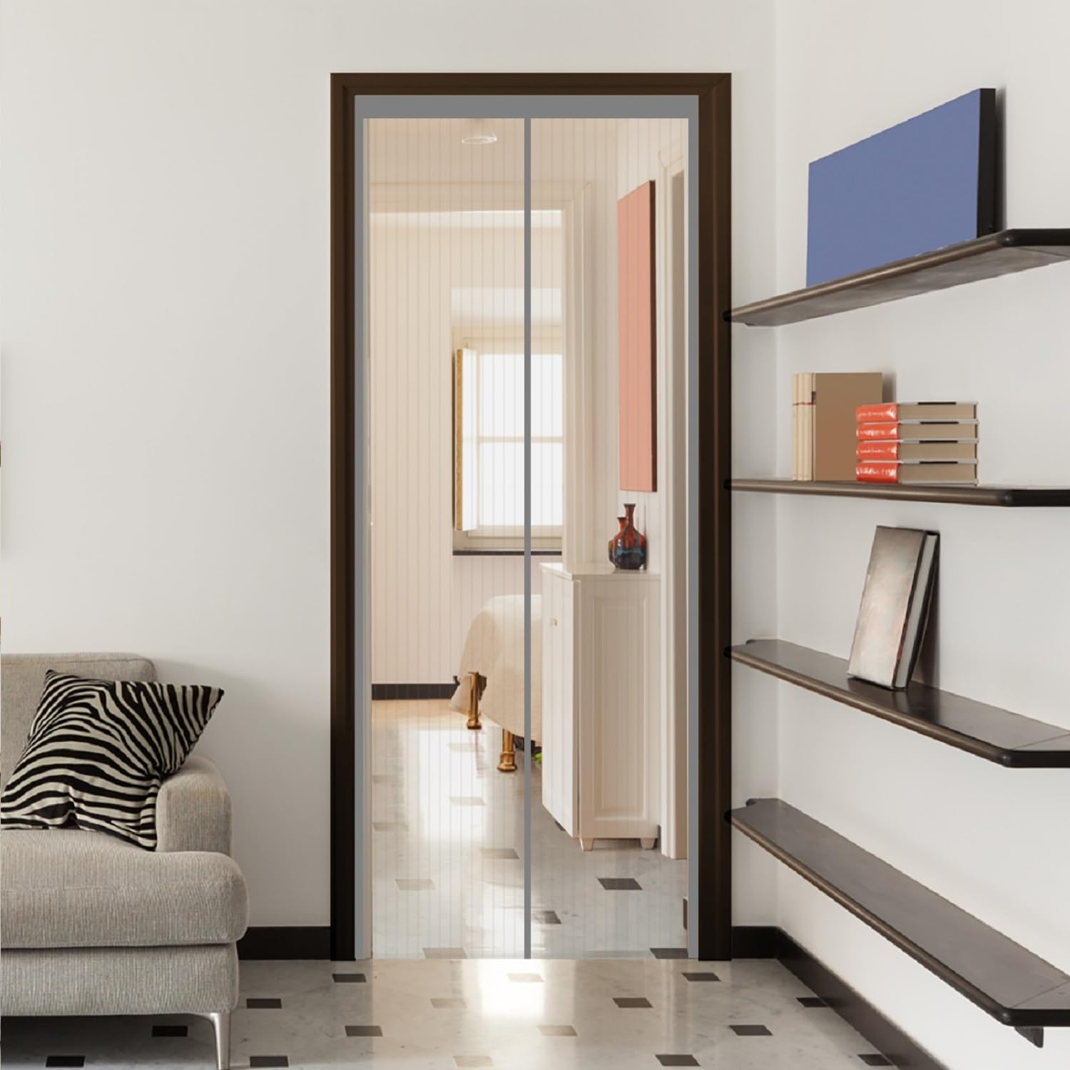 Classic Mosquito Net Door - Quick installation and maintenance