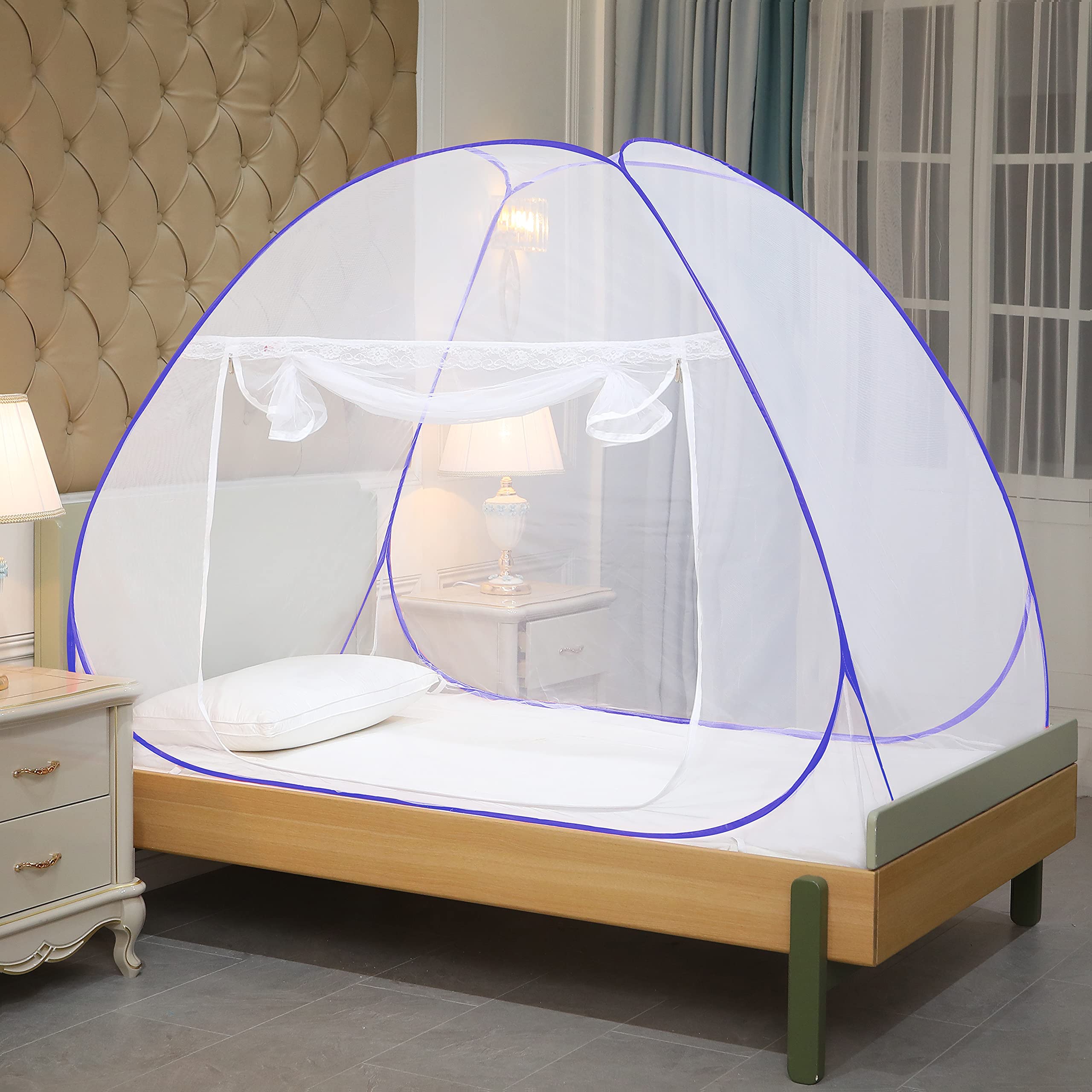 Classic Mosquito Net - Star Patches for Easy Repair