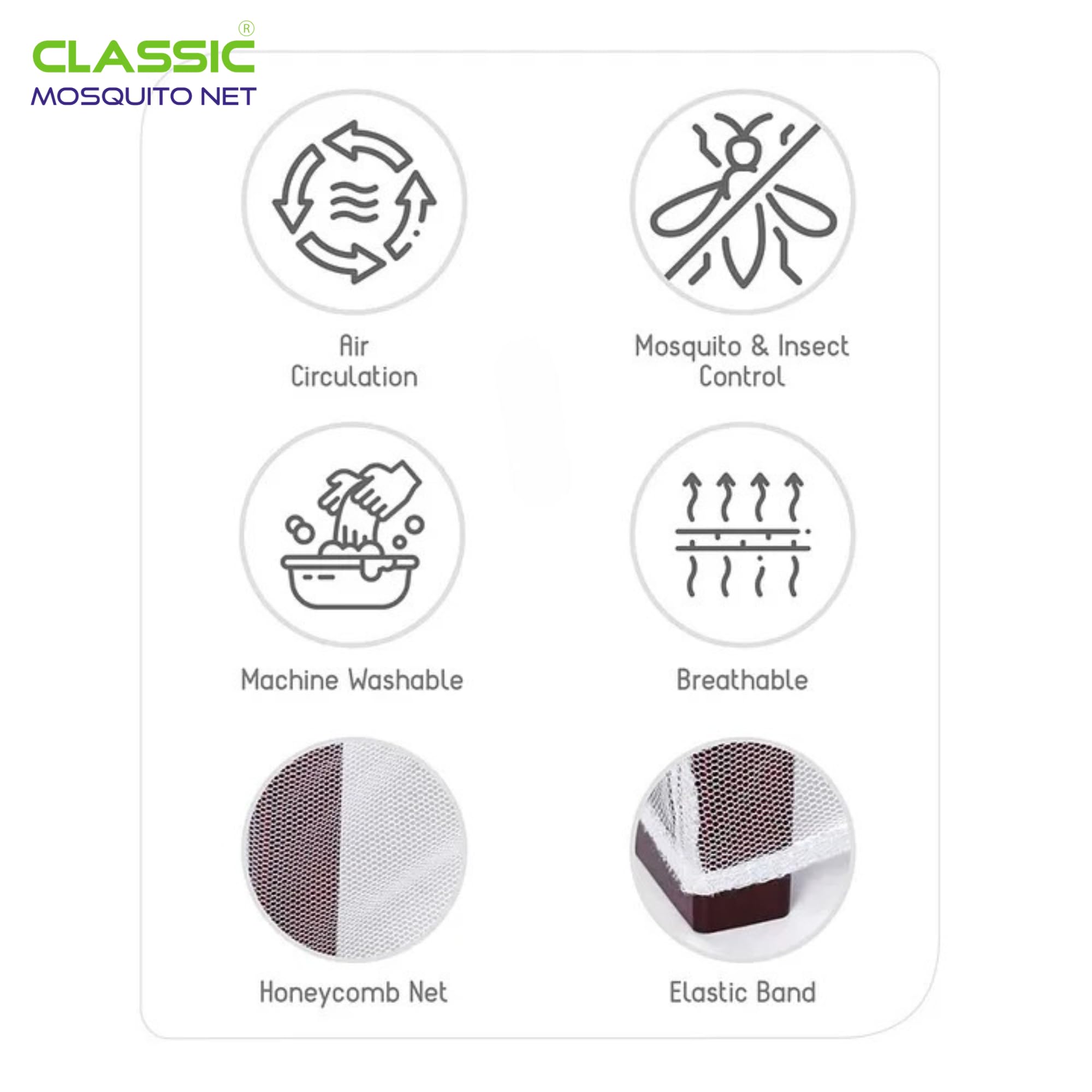 Classic Mosquito Net baby crib - Safe sleep environment for infants