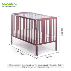 Classic Mosquito Net for Baby Crib - Breathable mesh fabric design