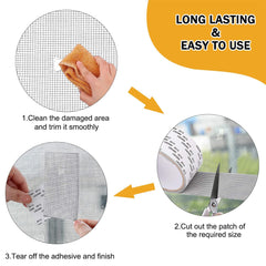 Classic Mosquito Net Repair Tape - Door screen maintenance