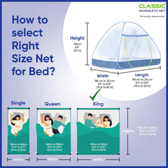 Heart Design Mosquito Net - Suitable for double beds