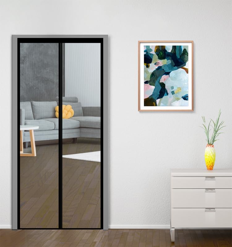 Classic Mosquito Net - Sleek black door mesh