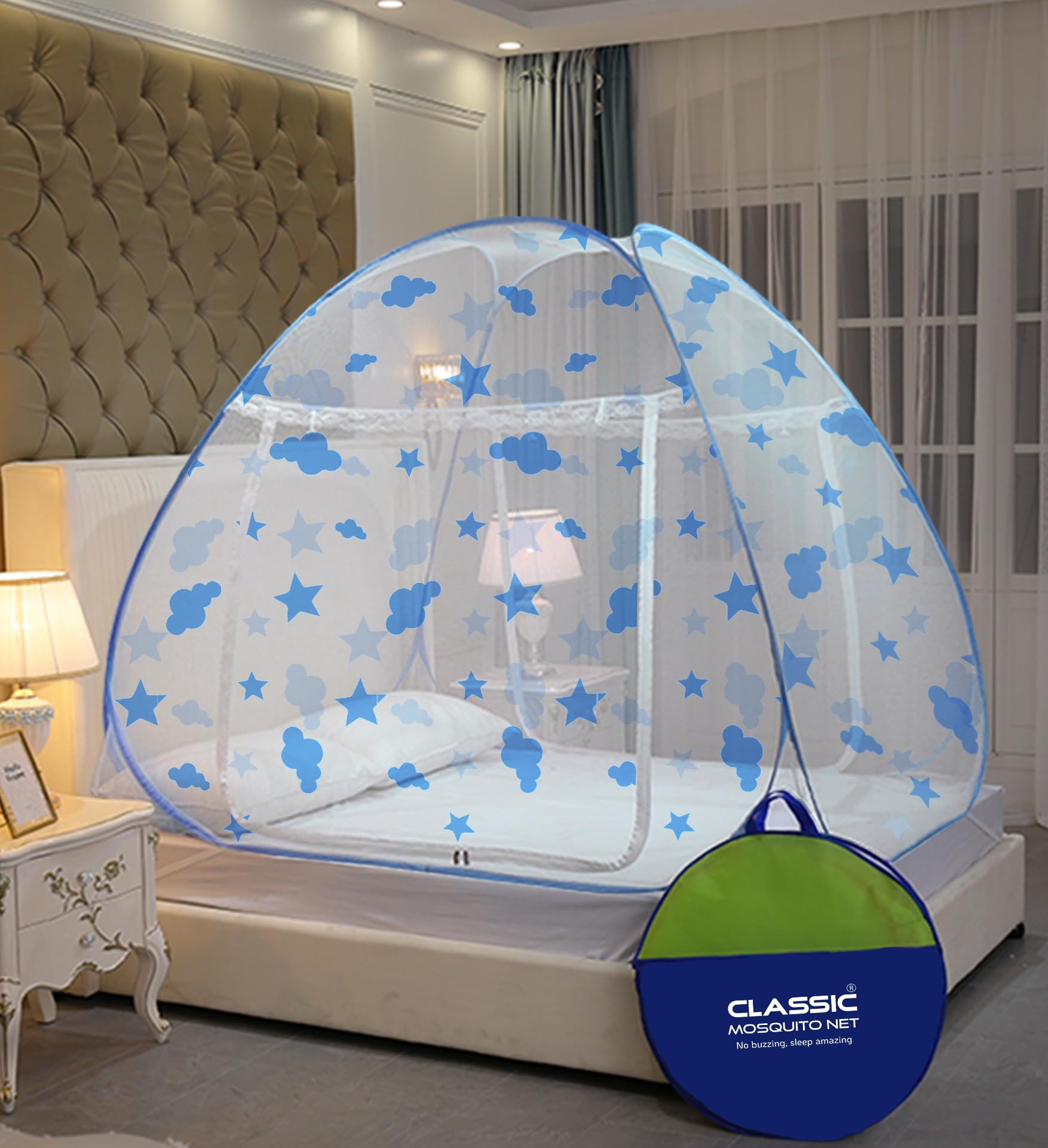 Buy Classic Mosquito Net for King Size Bed - Cloud Net – GB Classic ...