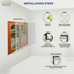Classic Mosquito Net - Durable fiberglass net for easy setup