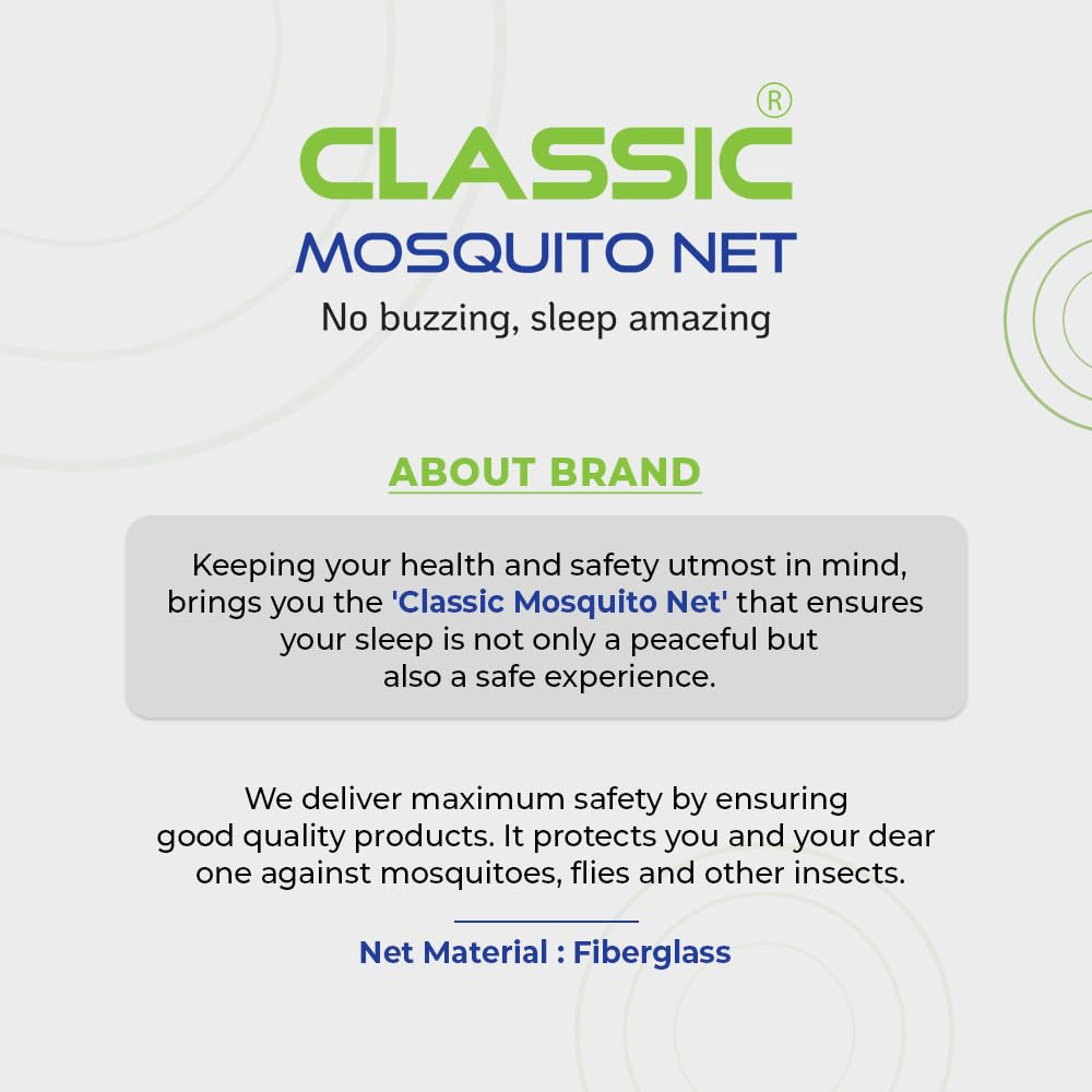 Classic Mosquito Net - Window protection in summer