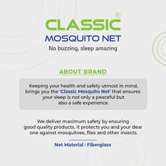 Classic Mosquito Net - Window protection in summer