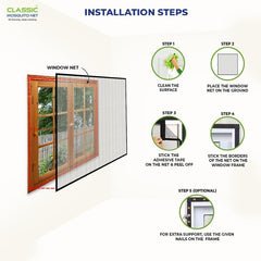 Classic Mosquito Net - Versatile window net for various types
