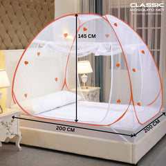 Classic Mosquito Net - Stylish heart design