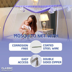Classic Mosquito Net Single Bed - Durable polyester material
