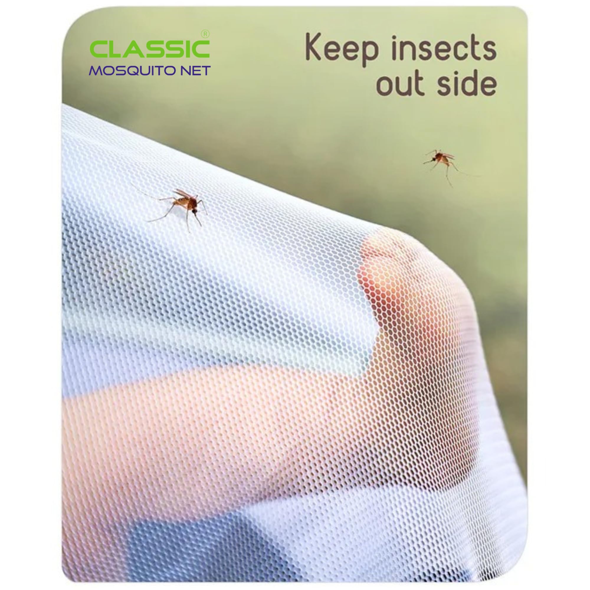 Classic Mosquito Net for Baby Crib - Lightweight and portable