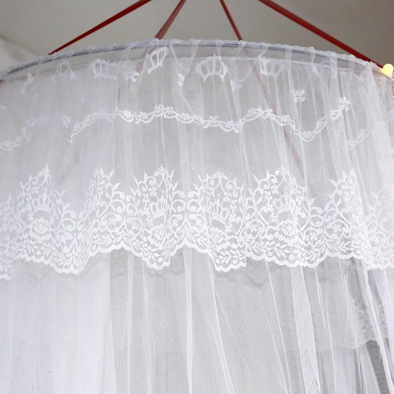 Classic Mosquito Net Double Bed - Romantic blue design for couples