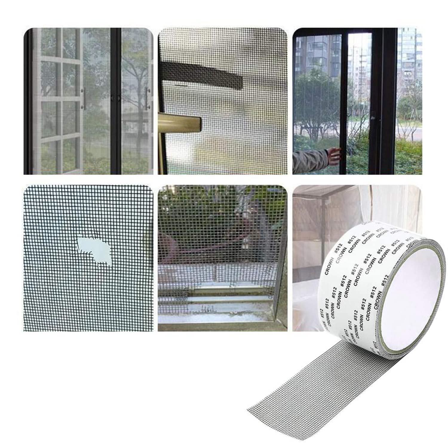 Classic Mosquito Net Repair Tape - Pet screen installation