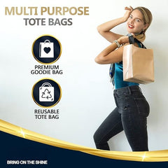 Classic Mosquito Net shiny metallic bags - for birthday gifts