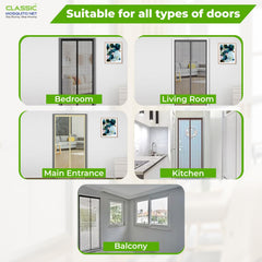 Classic Mosquito Net - Easy Install Mosquito Net for Door Entries