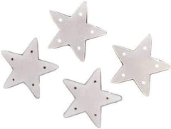 Classic Mosquito Net Star Patches for Mosquito Net- High Density Poly Ethylene Adults Repairing Holes (White) Pack of 4
