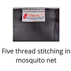 Classic Mosquito Net for Windows | Pre Stitched (Size-90X60 cms/2.95 * 1.96 Ft/35.4 * 23.6 Inches Color-Cream) | Premium 120GSM Fiberglass Net with Self Adhesive Hook Tape