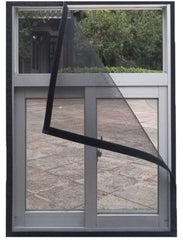 Classic Mosquito Net for Windows | Pre Stitched (Size-120X180 cms/3.93 * 5.9 Ft/47.2 * 70.8 Inches Color-Cream) | Premium 120GSM Fiberglass Net with Self Adhesive Hook Tape