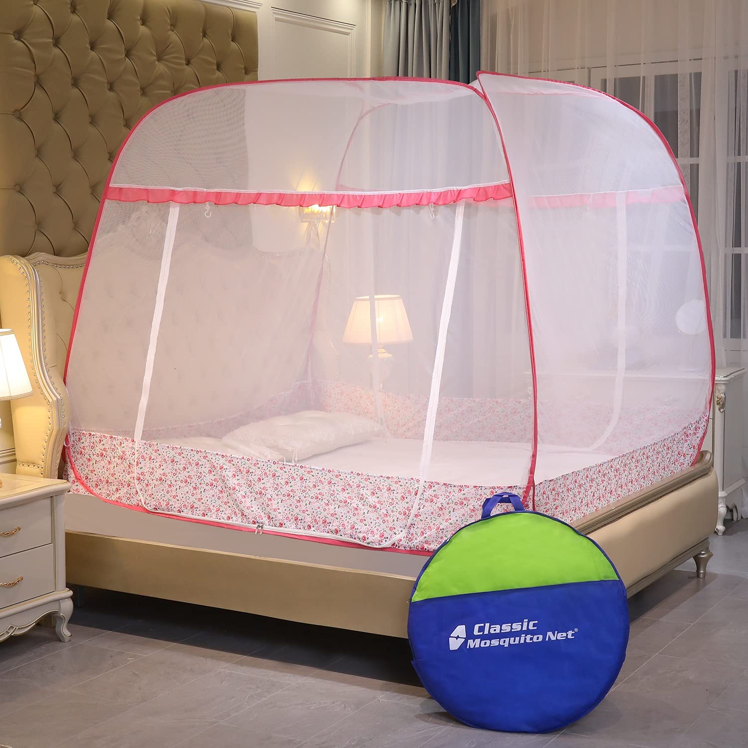 Classic Mosquito Net for Double Bed Supreme King Size Bed ,Foldable ...