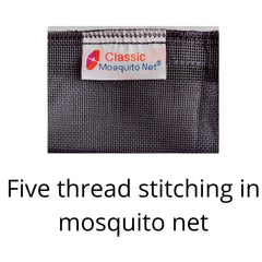 Classic Mosquito Net for Windows | Pre Stitched (Size-120X180 cms/3.93 * 5.9 Ft/47.2 * 70.8 Inches Color-Cream) | Premium 120GSM Fiberglass Net with Self Adhesive Hook Tape