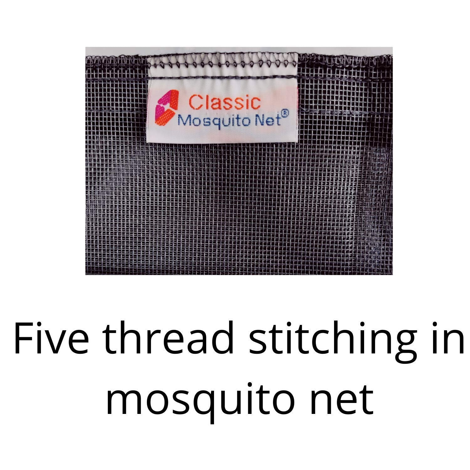 Classic Mosquito Net for Windows | Pre Stitched (Size-120X90 cms/3.93 * 2.95 Ft/47.2 * 35.4 Inches Color-Cream) | Premium 120GSM Fiberglass Net with Self Adhesive Hook Tape