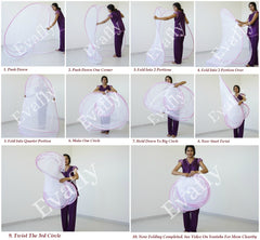 Antiliy Anti Mosquito Net for Single Bed, Strong net, High Durability, Foldable, Corrosion Resistant, Lightweight - Blue